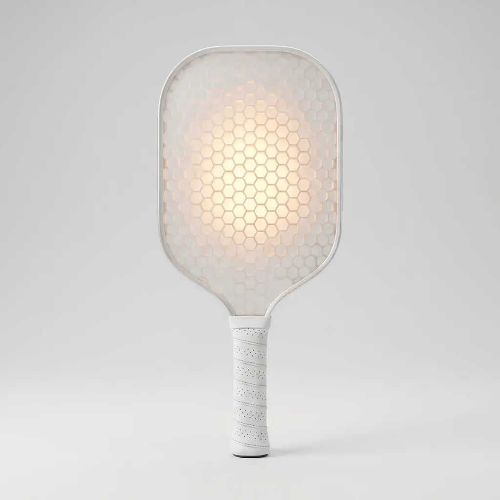 Pickleball paddle honeycomb core detail
